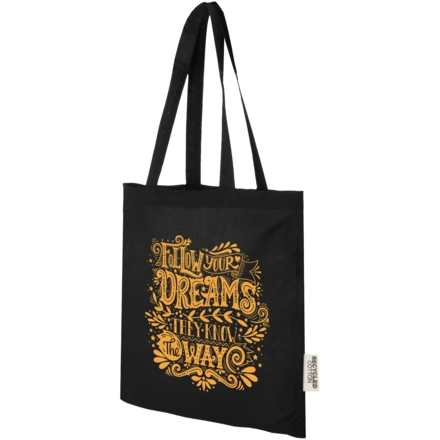 Madras torba na zakupy z bawełny z recyklingu o gramaturze 140 g/m2 i pojemności 7 l (NPC-12069590)