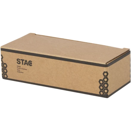 Helios latarka solarna z dynamem i karabińczykiem wykonana z tworzyw sztucznych pochodzących z recyklingu (NPC-10457564)