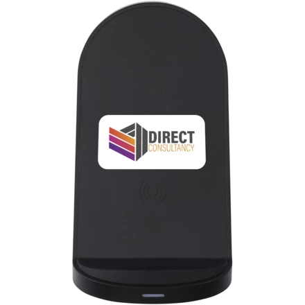 Loop bezprzewodowa podstawka ładująca o mocy 15 W z podwójną cewką z tworzyw sztucznych pochodzących z recyklingu z certyfika (NPC-12434090)