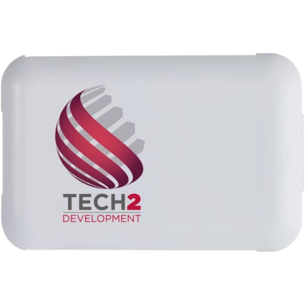 Savvy modułowy kabel do ładowania z tworzyw sztucznych pochodzących z recyklingu z uchwytem na telefon (NPC-12436101)