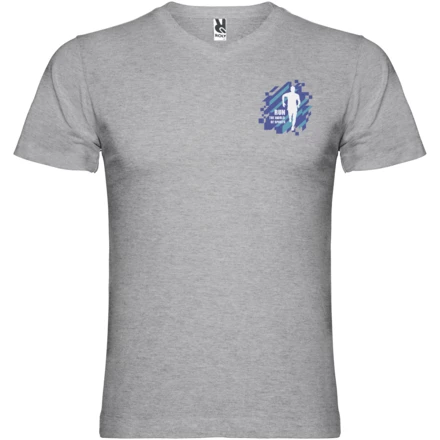 Samoyedo koszulka męska z krótkim rękawem i dekoltem w serek - 2XL (NPC-R65032U5)