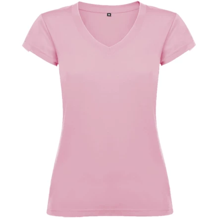 Victoria damska koszulka z krótkim rękawem i dekoltem w serek - 2XL (NPC-R66464O5)