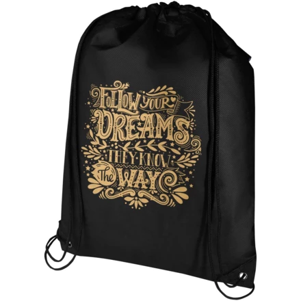 Evergreen torba ściągana sznurkiem o pojemności 5 l z włókiny z recyklingu z certyfikatem GRS (NPC-13008090)