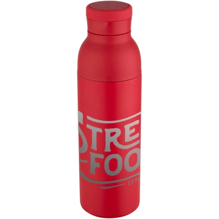 Illuminate butelka termiczna o pojemności 650 ml z podwójnymi ściankami, wykonana ze stali nierdzewnej z recyklingu z certyfikatem RCS. (NPC-10083821)