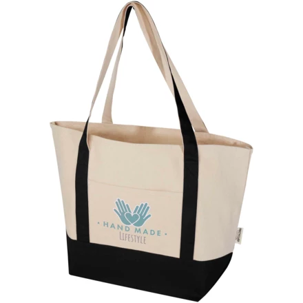 Sam torba na zakupy z bawełny z recyklingu z certyfikatem GRS o gramaturze 320 g/m² (NPC-12074990)