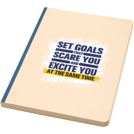 Liliana notatnik A5 z trzciny cukrowej z miękką okładką z RPET (NPC-10612552)