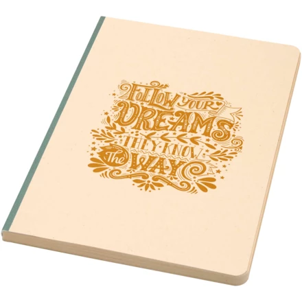 Liliana notatnik A5 z trzciny cukrowej z miękką okładką z RPET (NPC-10612561)