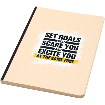 Liliana notatnik A5 z trzciny cukrowej z miękką okładką z RPET (NPC-10612590)