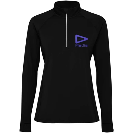 Estambul bluza damska z długim rękawem i zamkiem błyskawicznym na połowie długości - XL (NPC-R10333O4)