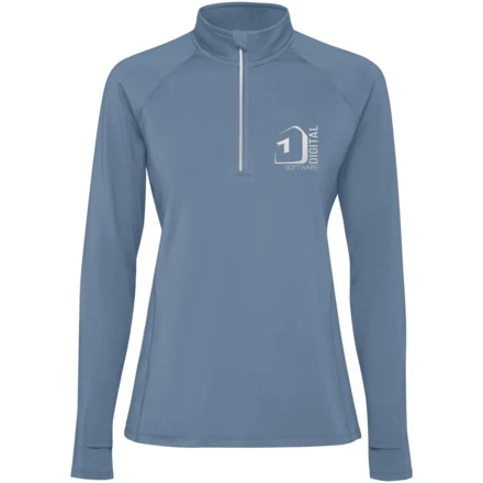 Estambul bluza damska z długim rękawem i zamkiem błyskawicznym na połowie długości - S (NPC-R10338V1)