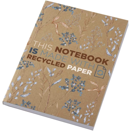 Notatnik A5 Novella Austen z miękką okładką z materiału z recyklingu, papier pakowy — 100 kartek (NPC-21026406)
