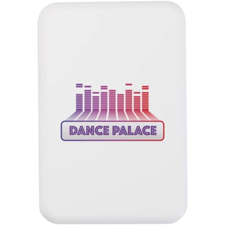 Acrab magnetyczny bezprzewodowy powerbank o pojemności 5000 mAh i mocy 15 W z technologią PD 20 W — wykonany z tworzyw sztycznych pochodzących z recyklingu. (NPC-12444101)