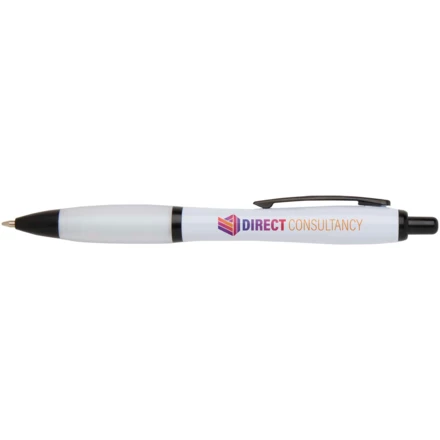 Nash długopis z tworzyw sztucznych pochodzących z recyklingu z czarnymi wykończeniami (czarny tusz) (NPC-10629601)