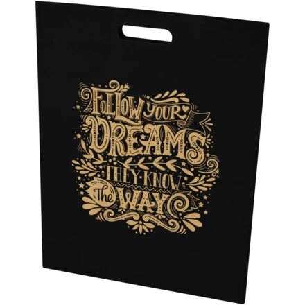 EcoSeal torba na zakupy o pojemności 5 l z włókniny z recyklingu z certyfikatem GRS (NPC-13010390)