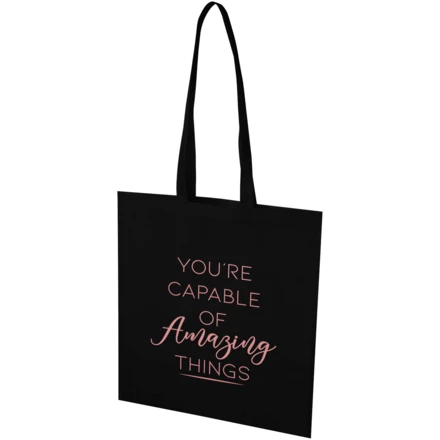 EcoSeal tradycyjna torba na zakupy z włókniny z recyklingu o pojemności 6 l z certyfikatem GRS (NPC-13010590)