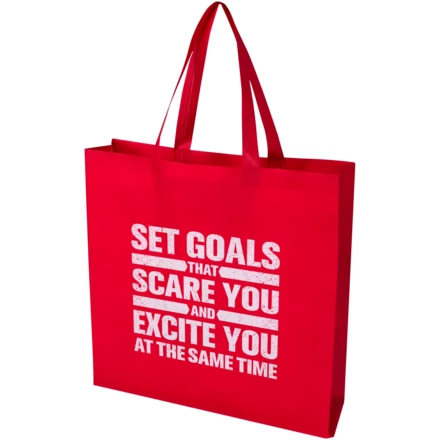 EcoSeal torba na zakupy z dnem wykonana z włókiny z recyklingu z certyfikatem GRS o pojemności 12 l (NPC-13010621)