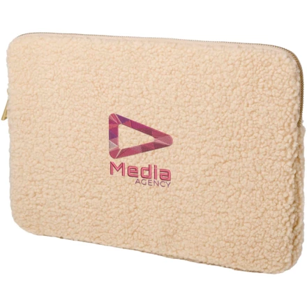 Bear 13-calowe etui sherpa na laptopa z recyklingu z certyfikatem GRS, o pojemności 2 l (NPC-12077506)