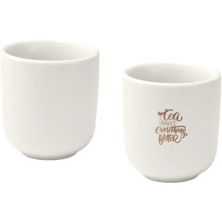 Male filiżanki ceramiczne do espresso o pojemności 90 ml - zestaw 2 sztuk (NPC-12639701)