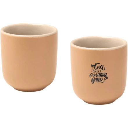 Male filiżanki ceramiczne do espresso o pojemności 90 ml - zestaw 2 sztuk (NPC-12639707)