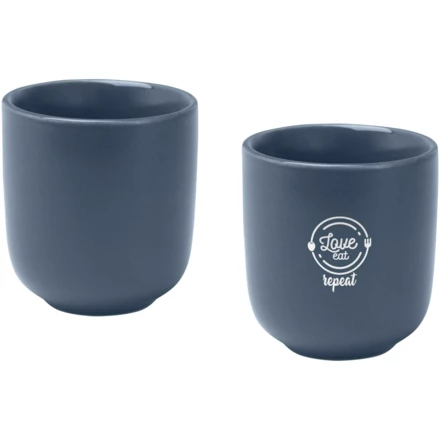 Male filiżanki ceramiczne do espresso o pojemności 90 ml - zestaw 2 sztuk (NPC-12639755)