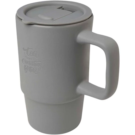 Carter kubek ceramiczny o pojemności 450 ml z plastikową pokrywką (NPC-10089682)