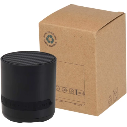 Hunor głośnik bezprzewodowy o mocy 3 W z tworzyw sztucznych pochodzących z recyklingu (NPC-12445490)