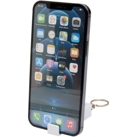 Aggia podstawka pod telefon z recyklingowanego tworzywa sztucznego z sensoryczną zabawką antystresową (NPC-12446001)