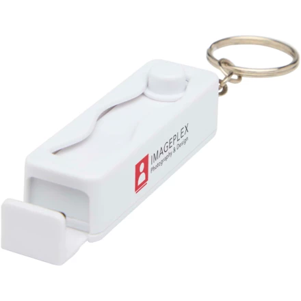 Aggia podstawka pod telefon z recyklingowanego tworzywa sztucznego z sensoryczną zabawką antystresową (NPC-12446001)