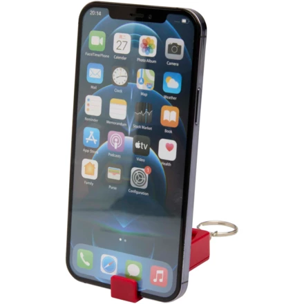 Aggia podstawka pod telefon z recyklingowanego tworzywa sztucznego z sensoryczną zabawką antystresową (NPC-12446021)