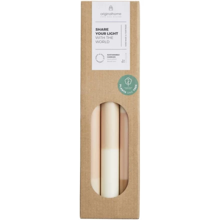 Originalhome świece warstwowe z wapienia — zestaw 3 sztuk (NPC-12642602)