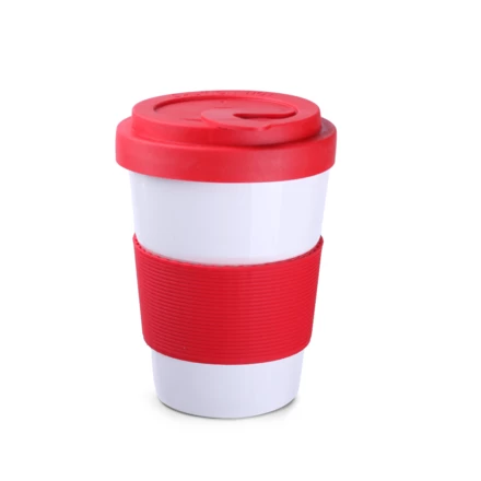 Kubek termiczny Coffee2go Lock 350ml czerwony/czerwony (NMX-M515-87910)