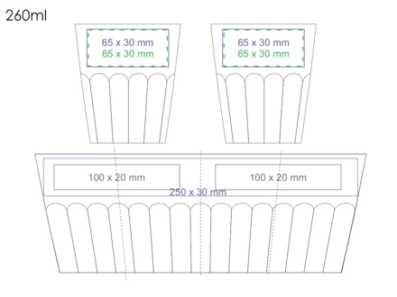Noble 260ml biały/biały (NMX-M134-75797)