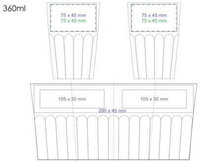 Noble 360ml white/white (NMX-M134-75799)