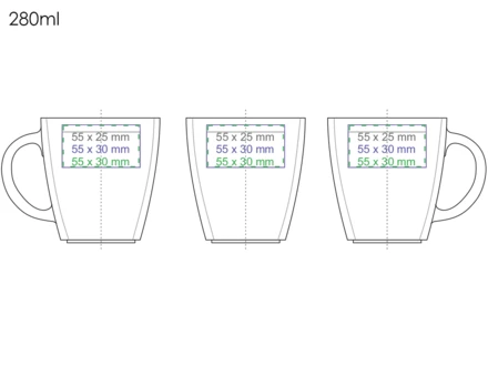 Manhattan 280ml white/white (NMX-S316-68515)