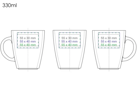 Manhattan 330ml biały/biały (NMX-S316-68516)