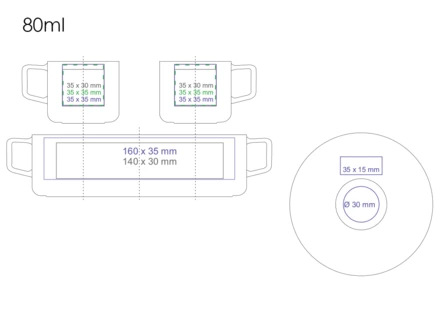 Horizon 80ml biały/biały (NMX-C243-85544)