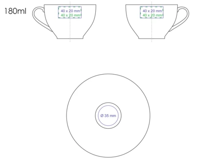 Princess 180ml biały/biały (NMX-C233-71281)