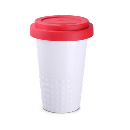 Kubek termiczny Freedom Excellence Classic 280ml biały/czerwony (NMX-M455-80817)