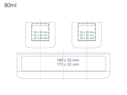 Osaka 80ml white/white (NMX-M534-87939)