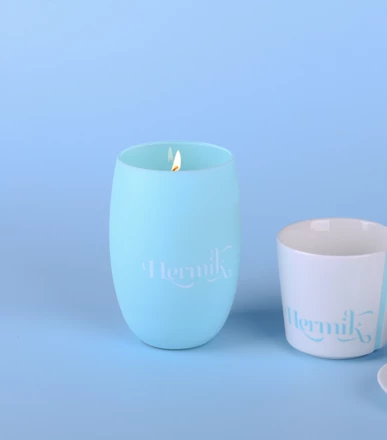 Świeca sojowa Aura Soy Wax 447ml bezbarwny/bezbarwny (NMX-Ca014-85493)