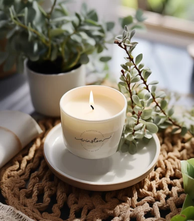 Świeca sojowa Finesse Soy Wax 153ml biały/biały (NMX-Ca017-88142)