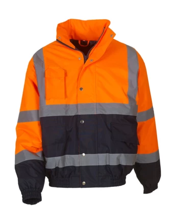 Dwukolorowa kurtka Fluo Bomber (NFR-482774527)