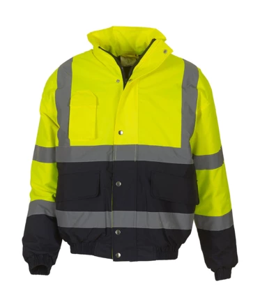 Dwukolorowa kurtka Fluo Bomber (NFR-482776523)