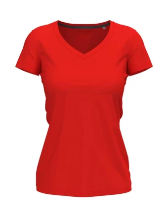 Stretch-T V-neck for women (NFR-137054027)