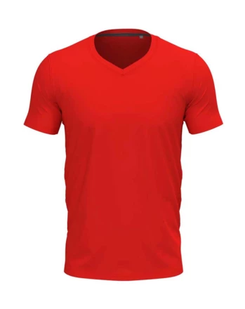 Stretch-T V-neck for men (NFR-116054028)