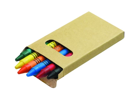 Kredki świecowe 6 szt. PICTA (NAS-19802)