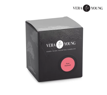 Świeca sojowa 170g - Plum & Patchouli - VERA YOUNG (NAS-12102-19)
