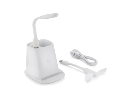 Przybornik z ładowarką indukcyjną (5W) BERGO II (NAS-09167-01)