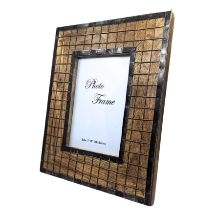 Drewniana ramka na zdjęcia - format zdjęcia 13 x 18 cm - A-1639 (NMT-221815)