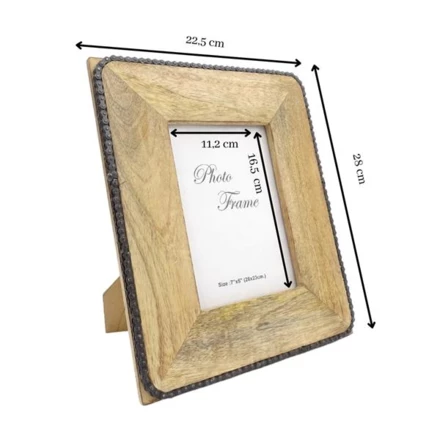 Drewniana ramka na zdjęcia - A-1617B - Format zdjęcia 13x18cm (NMT-222157)